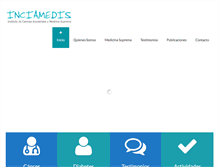Tablet Screenshot of inciamedis.com